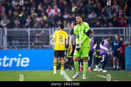 Dortmund, Deutschland. 06. AUG. 2023. DIANT Ramaj (Ajax) Borussia Dortmund - Ajax Amsterdam 06.08.2023 Copyright (nur für journalistische Zwecke) von: Stockfoto