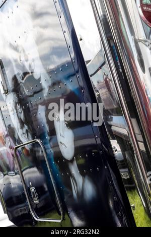 Truck Art. 47. Annual Gloucestershire Vintage and Country Extravaganza, South Cerney Airfiled, Cirencester. UK Stockfoto