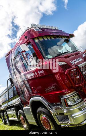 Truck Art. 47. Annual Gloucestershire Vintage and Country Extravaganza, South Cerney Airfiled, Cirencester. UK Stockfoto