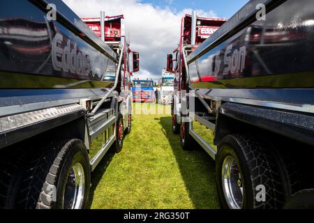 Truck Art. 47. Annual Gloucestershire Vintage and Country Extravaganza, South Cerney Airfiled, Cirencester. UK Stockfoto