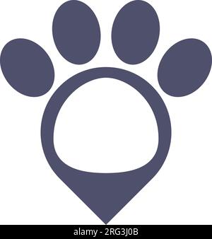 Symbol für das Logo der Tierhandlung Stock Vektor