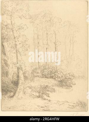 Am Ufer (Au Bord de l'Eau) von Alphonse Legros Stockfoto