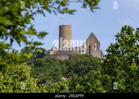 Schloss Gleiberg in Wettenberg Krofdorf-Gleiberg, Hessen, Deutschland, Europa Stockfoto