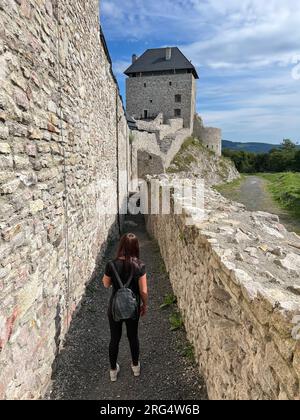 Blick auf das Schloss Regec in Ungarn Stockfoto