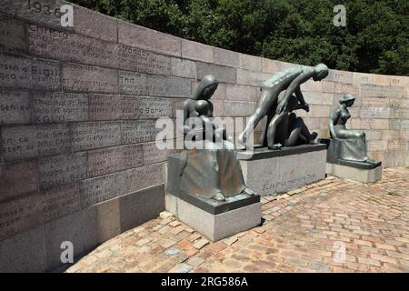 Das Fishermen's Memorial, Esbjerg, Dänemark. Stockfoto