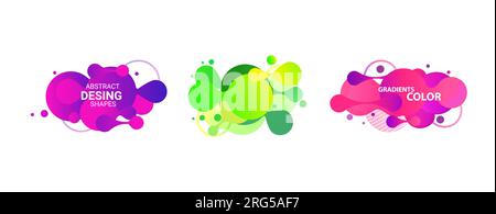 Abstraktes Design-Formset Stock Vektor