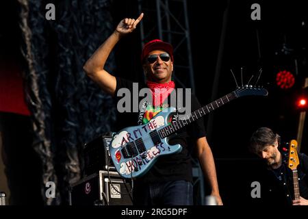 Mailand Italien 17. Juni 2023 Tom Morello live in Firenze Rocks 2023 in Visarno Arena Florence Italien IT © Roberto Finizio / Alamy Stockfoto