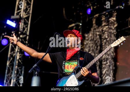 Mailand Italien 17. Juni 2023 Tom Morello live in Firenze Rocks 2023 in Visarno Arena Florence Italien IT © Roberto Finizio / Alamy Stockfoto