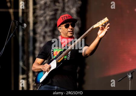 Mailand Italien 17. Juni 2023 Tom Morello live in Firenze Rocks 2023 in Visarno Arena Florence Italien IT © Roberto Finizio / Alamy Stockfoto