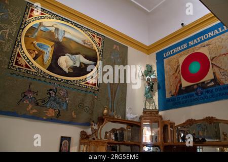 Landschaft der Gedächtnislücke im Salvador Dali Theater Museum in Figueres Catalonia Spanien Stockfoto