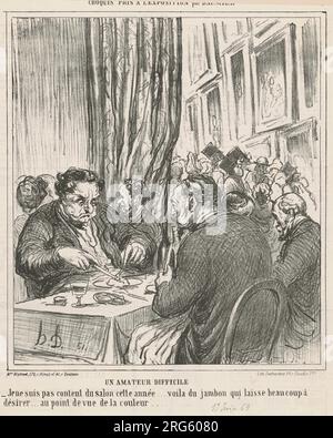 UN Amateur difficile 19. Century von Honoré Daumier Stockfoto