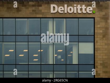 Deloitte Firmengebäude in der Innenstadt von Halifax Nova Scotia Kanada Stockfoto