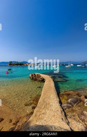 FRANKREICH. CORSE-DU-SUD (2A) GOLF VON AJACCIO. ISOLELLA-HALBINSEL Stockfoto