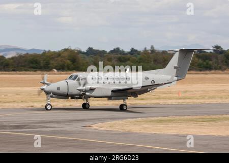Ein Super King Air 350i der Royal New Zealand Air Force. Stockfoto