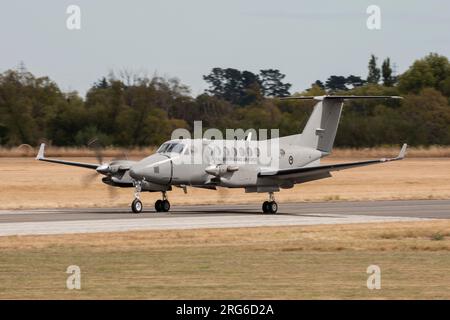 Ein Super King Air 350i der Royal New Zealand Air Force. Stockfoto