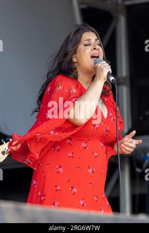 Rumer tritt am 8. Tag von American Express auf und präsentiert BST Hyde Park mit Rumer, wo: London, Großbritannien, wenn: 07. Juli 2023 Guthaben: Phil Lewis/WENN Stockfoto