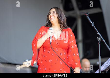 Rumer tritt am 8. Tag von American Express auf und präsentiert BST Hyde Park mit Rumer, wo: London, Großbritannien, wenn: 07. Juli 2023 Guthaben: Phil Lewis/WENN Stockfoto