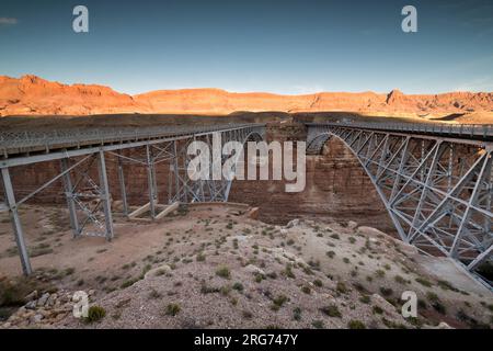 Navajo Brücke über den Colorado Fluss nicht weit von Page, Arizona Stockfoto