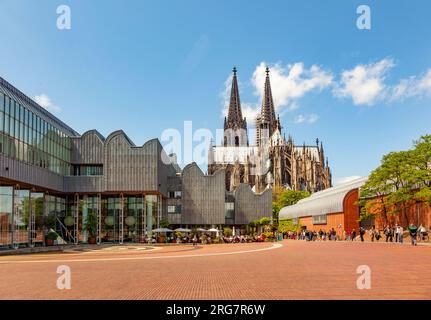 Köln, Deutschland - 29. MAI 2011: Das Museum Ludwig für Moderne Kunst in Köln. Stockfoto