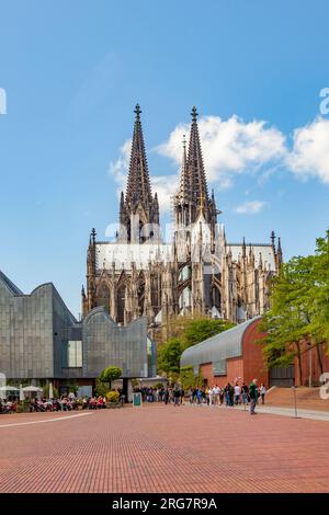 Köln, Deutschland - 29. MAI 2011: Das Museum Ludwig für Moderne Kunst in Köln. Stockfoto