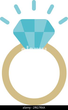 Diamant, Schmuck Vektor Symbol Illustration Stock Vektor
