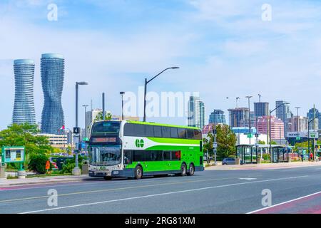 Go Bus oder Omnibus, Mississauga, Kanada Stockfoto