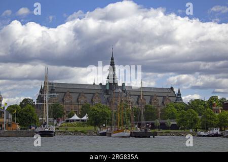 Stockholm, Schweden: Nordisches Museum. 13. Juli 2017. Schwedisch Nordiska museet, das sich auf der Insel Djurgården befindet. Ist der Geschichte des gewidmet Stockfoto