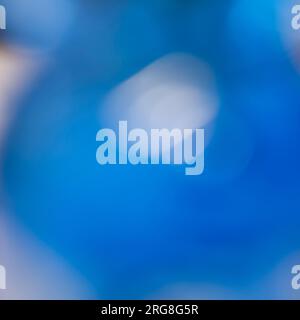 Abstrakte unscharfe Farbklumpen in Aquamarin Stockfoto