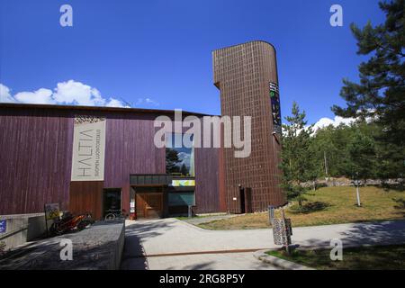 Nuuksio National Park - Haltia Nature Center, Finnland, Juli 18 2023 Stockfoto