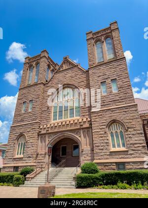 Pensacola, FL, USA - 21. Juli 2023: Foto der First Methodist Church Pensacola Florida Stockfoto