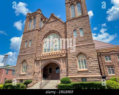 Pensacola, FL, USA - 21. Juli 2023: Foto der First Methodist Church Pensacola Florida Stockfoto