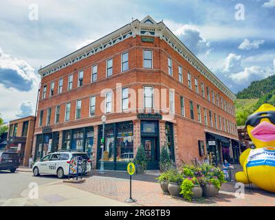 Aspen, CO, USA - 27. Juli 2023: Foto des Ralph Lauren Einzelhandelsgeschäfts Aspen Colorado Stockfoto