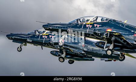 Qatar Emiri Air Force Hawk Sportschuhe Stockfoto