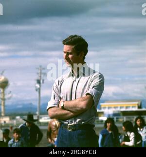 CHARLES, PRINCE OF WALES sah bei einem Besuch in Kanada im Jahr 1984 entspannt aus. Stockfoto