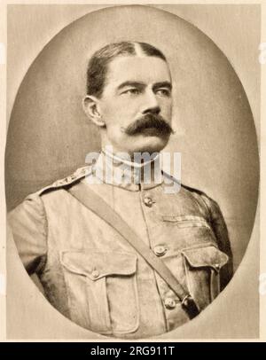 Horatio Herbert Kitchener, 1. Earl Kitchener (1850-1916), in Irland geborener ranghoher Offizier der britischen Armee und Kolonialverwalter. Stockfoto