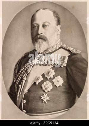 Prince of Wales (später Edward VII) (1841-1910), König des Vereinigten Königreichs Großbritannien und Irland und der Briten. Stockfoto