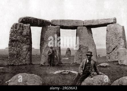 Stonehenge, ca. 1870er. Stockfoto