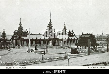 Burma Pavilion, British Empire Exhibition, Wembley. Stockfoto