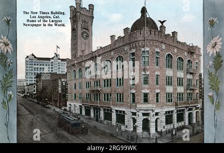 New Times Building, First und Broadway, Los Angeles, Kalifornien, USA. Stockfoto