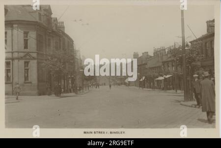 Main Street, Bingley, Shipley, Yorkshire, England. Stockfoto