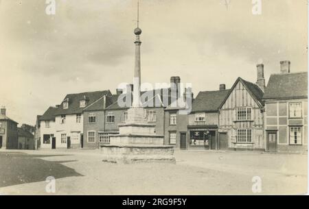 Market Place, Lavenham, Sudbury, Suffolk, England. Stockfoto