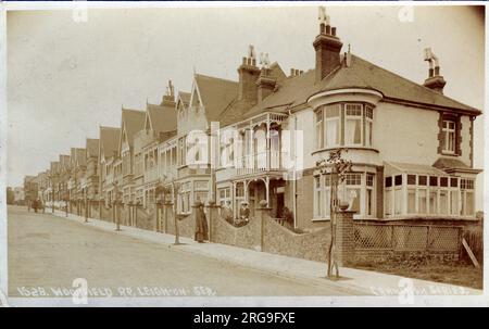 Woodfield Road, Leigh on Sea, Southend-on-Sea, Essex, England. Stockfoto