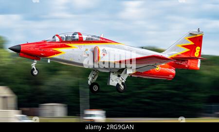 Casa Aviojet of the Patrulla Aquila Stockfoto