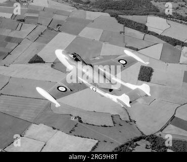 De Havilland Sea Venom NF.20 2. Prototype WK379 (c/n 12028); erster Flug : 07/1952 ; geliefert 24/09/1952 ; in Farnborough verschrottet Stockfoto