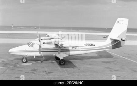 De Havilland Canada DHC-6-200 Twin Otter N655MA (msn 226) von Air Illinois. Stockfoto