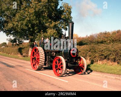 Pflegemaschine für allgemeine Zwecke, Regn. CT6708, Nummer 14422. Gebaut 1924 von William Foster & Co. In Lincoln, angetrieben von einer 7 NHP Dampfmaschine mit einem Zylinder. Stockfoto