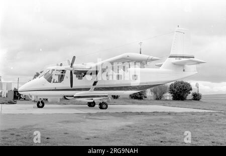 Government Aircraft Factories (GAF) Nomad 22 VH-SMJ (msn 093), kurz nach der Produktion und später als P2-IAM verkauft. Stockfoto