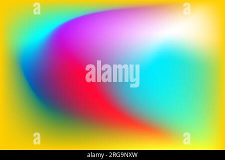 Abstrakte verlaufende Farben, fließendes Hintergrunddesign. Vektordarstellung Stock Vektor