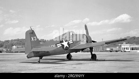 US Navy - Grumman F6F-5K Hellcat Drohne 80173. Stockfoto