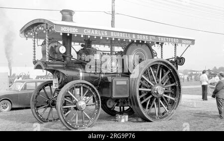 Hersteller: Charles Burrell & Sons of Thetford, Norfolk Typ: Showmans Road Locomotive Nummer: 2668 gebaut: 1904 Registrierung: NM 257 Zylinder: Compound NHP: 8 Name: Britannia Stockfoto